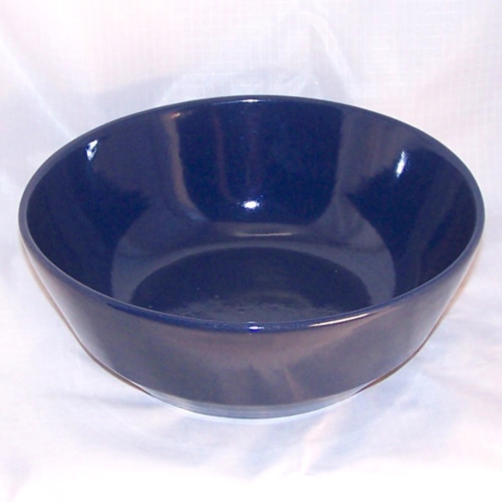 VTG Navy Frankoma Serving Bowl #6N
